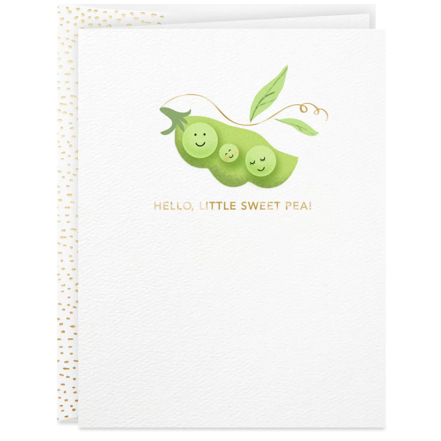 Baby>Hallmark Hello Little Sweet Pea New Baby Card
