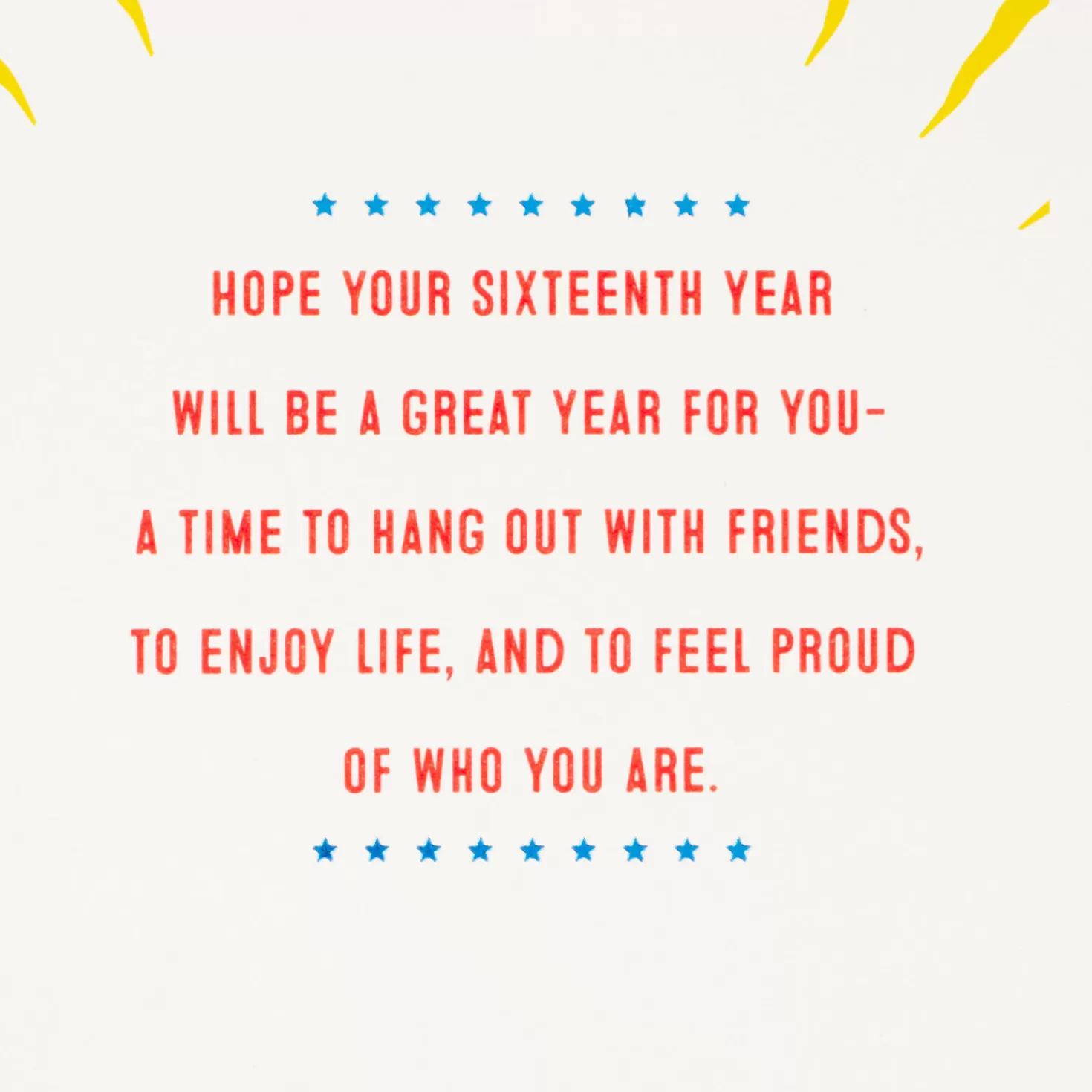 Birthday>Hallmark Here's To A Great Year 16Th Birthday Card