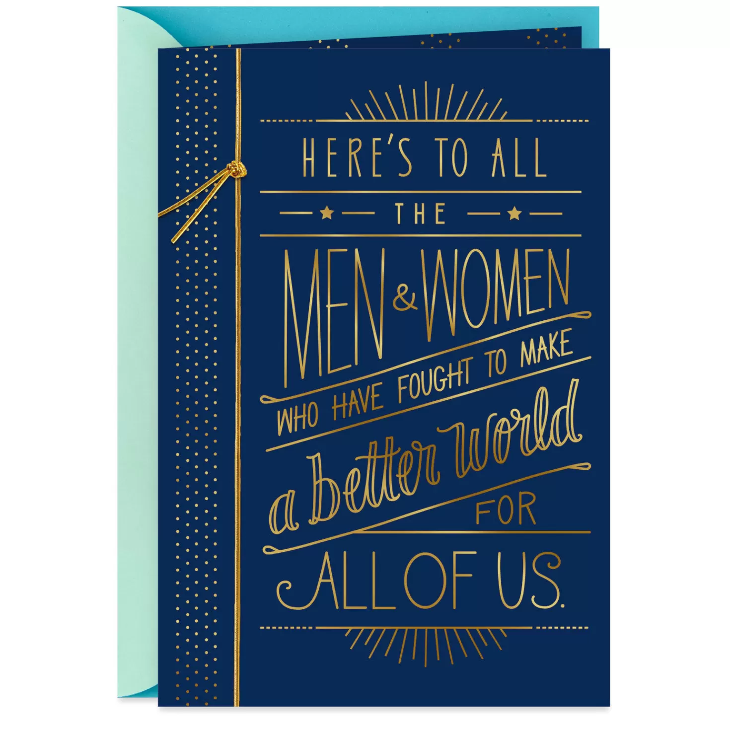 Discount Here's To You! Military Thank-You Card Thank You