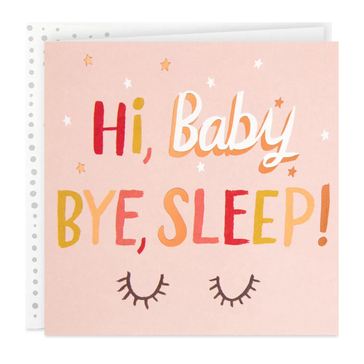 Baby>Hallmark Hi Baby, Bye Sleep New Baby Card