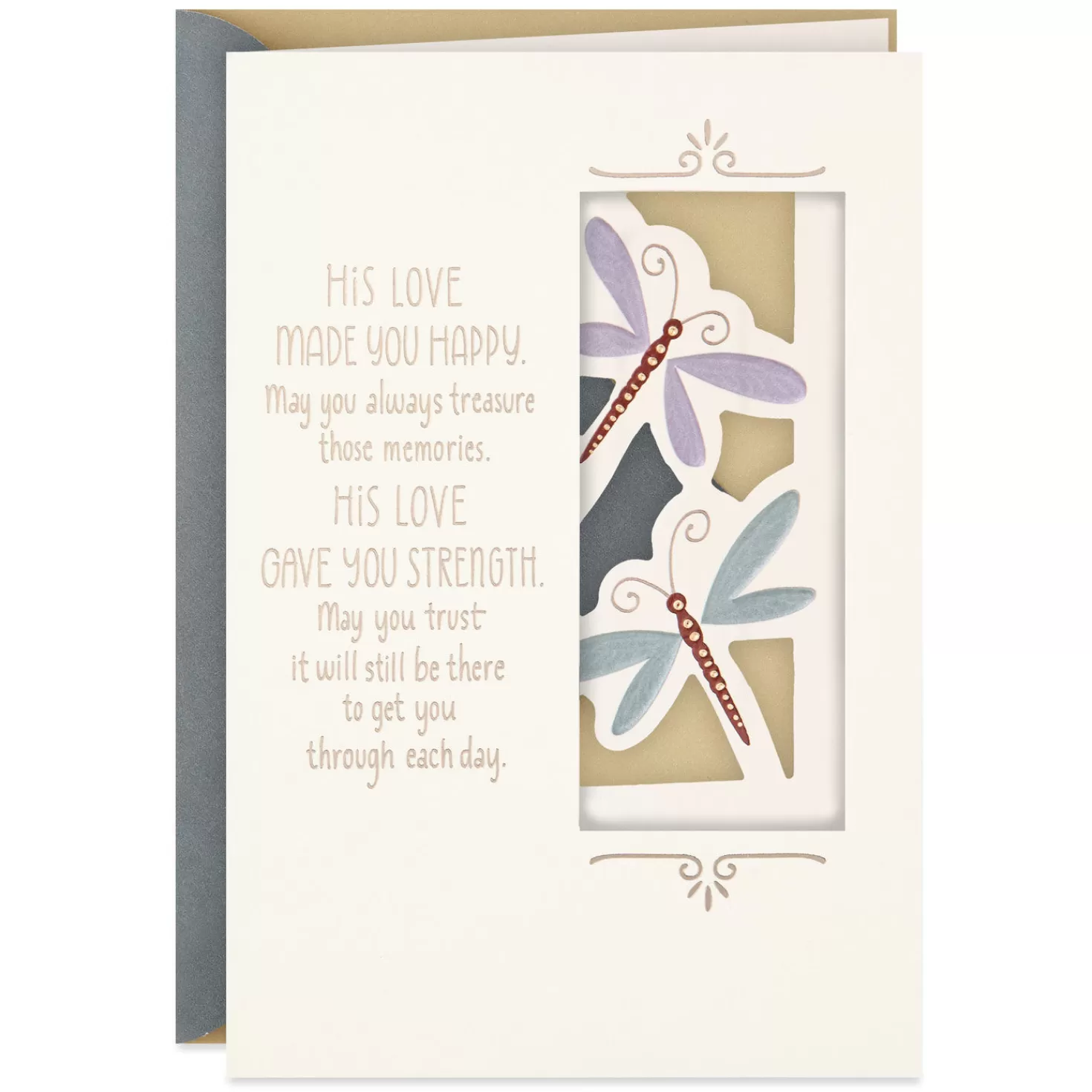 Fashion His Love Is Yours Forever Sympathy Card For Loss Of Husband Sympathy