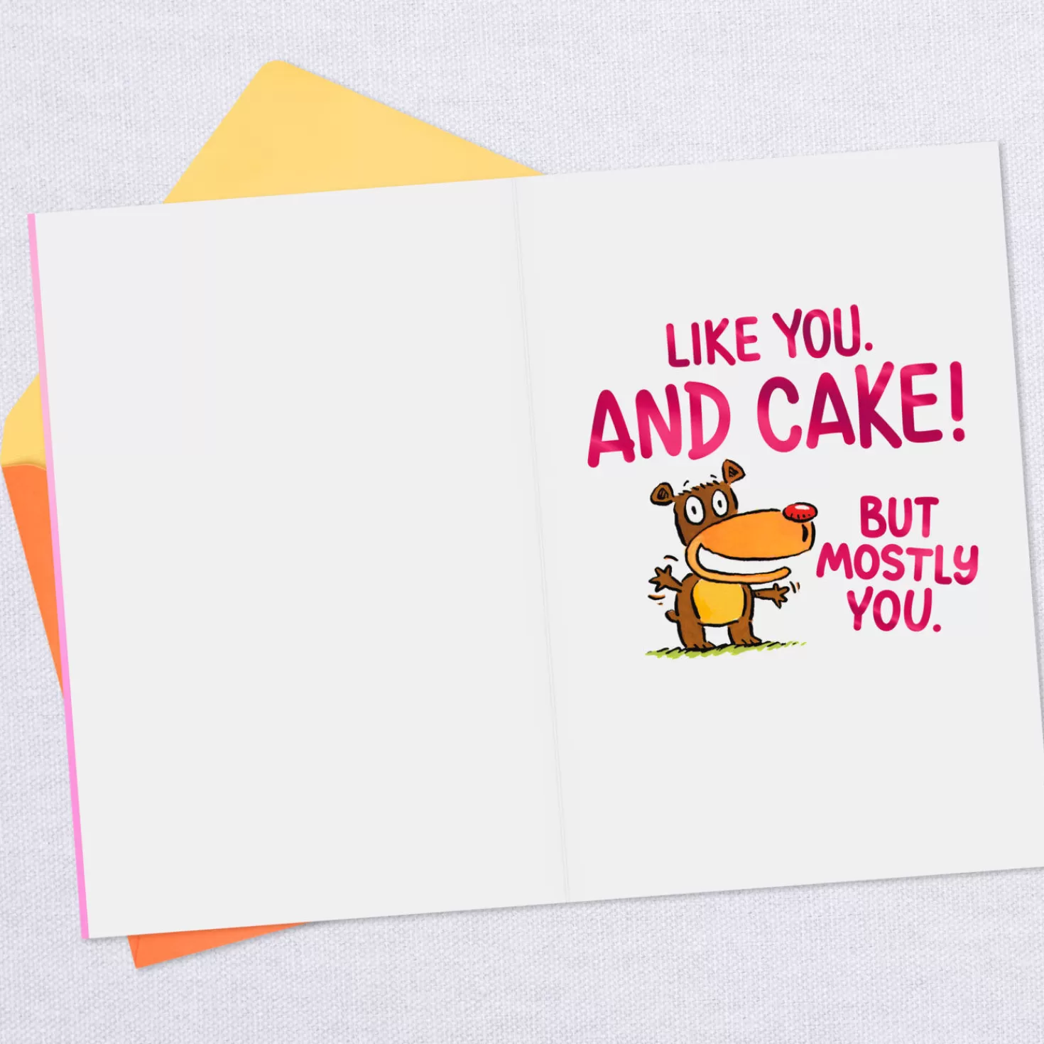Birthday>Hallmark I Thank The Lord For You And Cake Funny Birthday Card