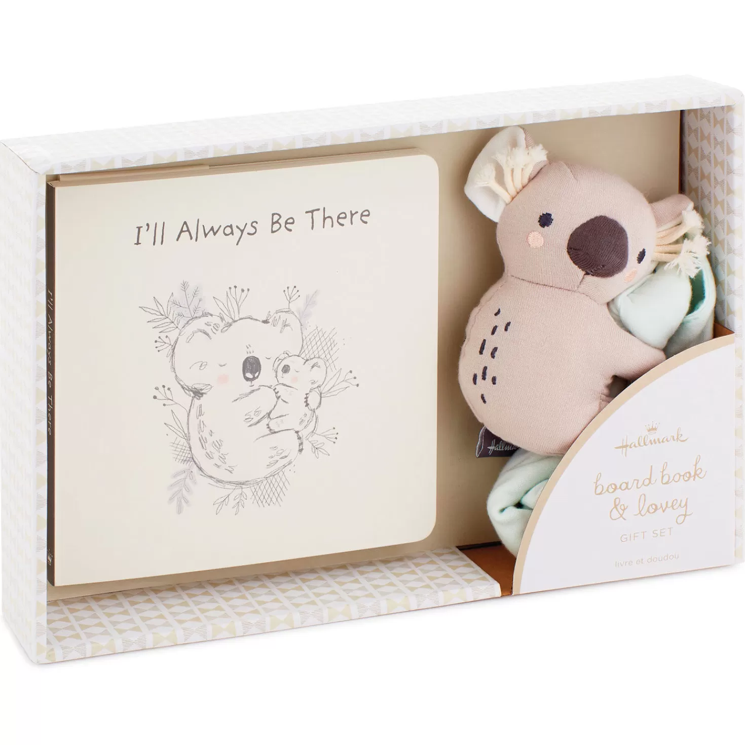 Store I'Ll Always Be There Board Book And Koala Lovey Blanket Set Baby
