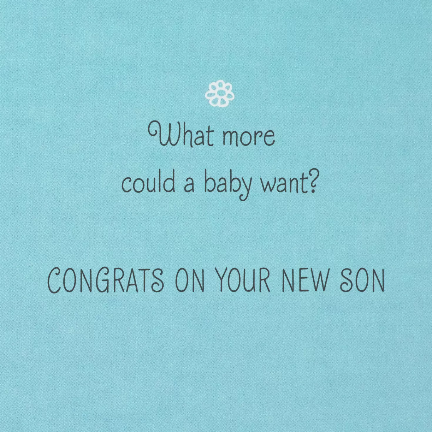 Baby>Hallmark Joy And Laughter New Baby Boy Card