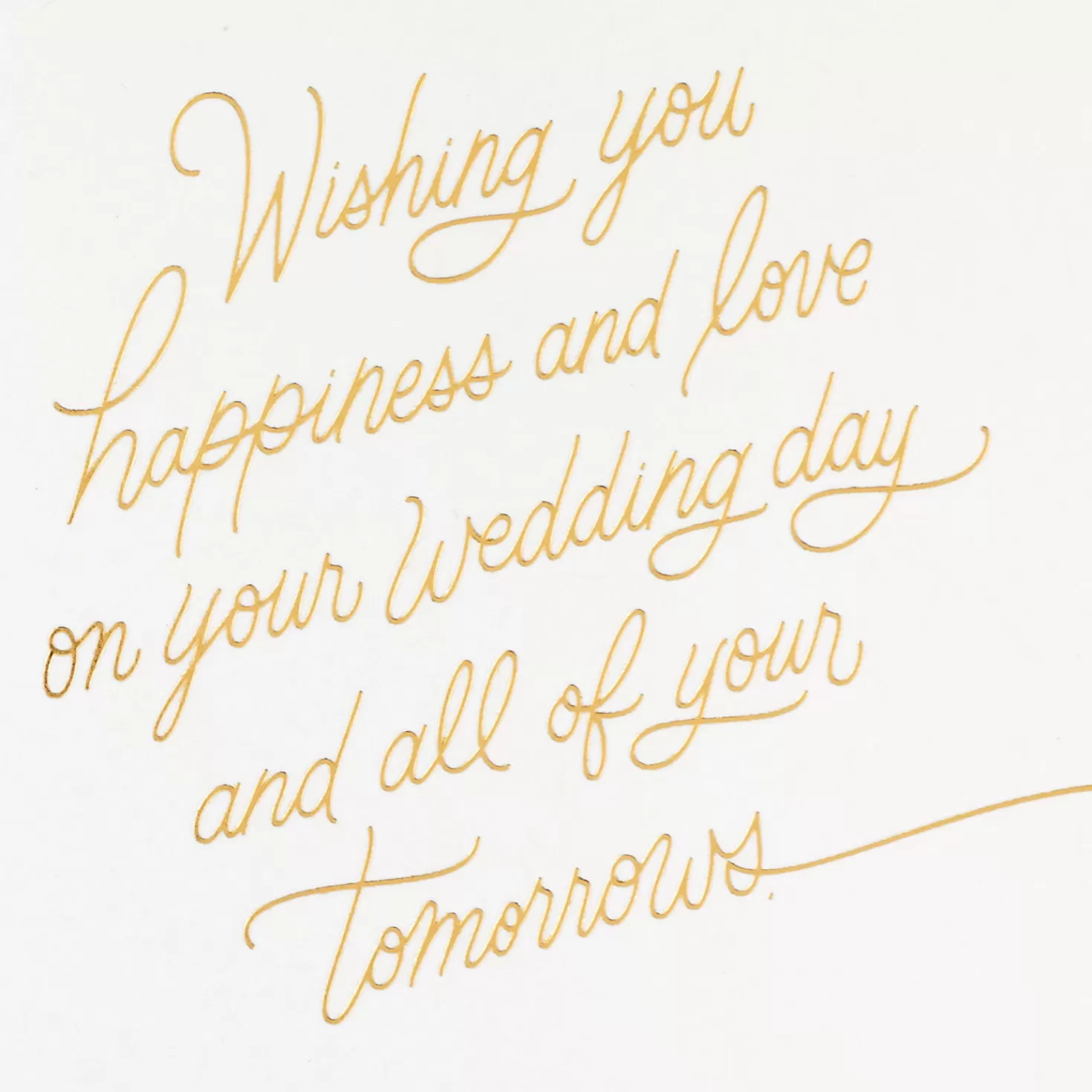 Store Just Married Wedding Card Wedding