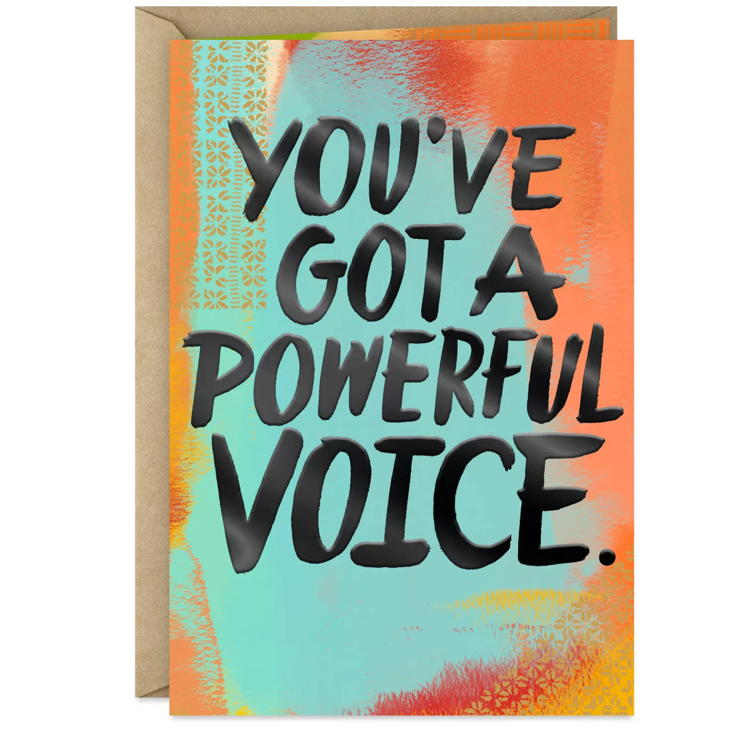 Hot Keep Speaking Up Inspirational Card Encouragement