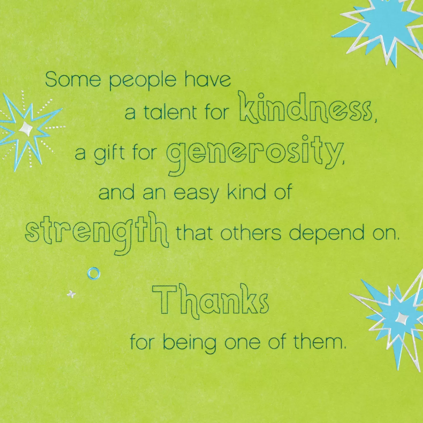 Birthday>Hallmark Kindness, Generosity And Strength Birthday Card