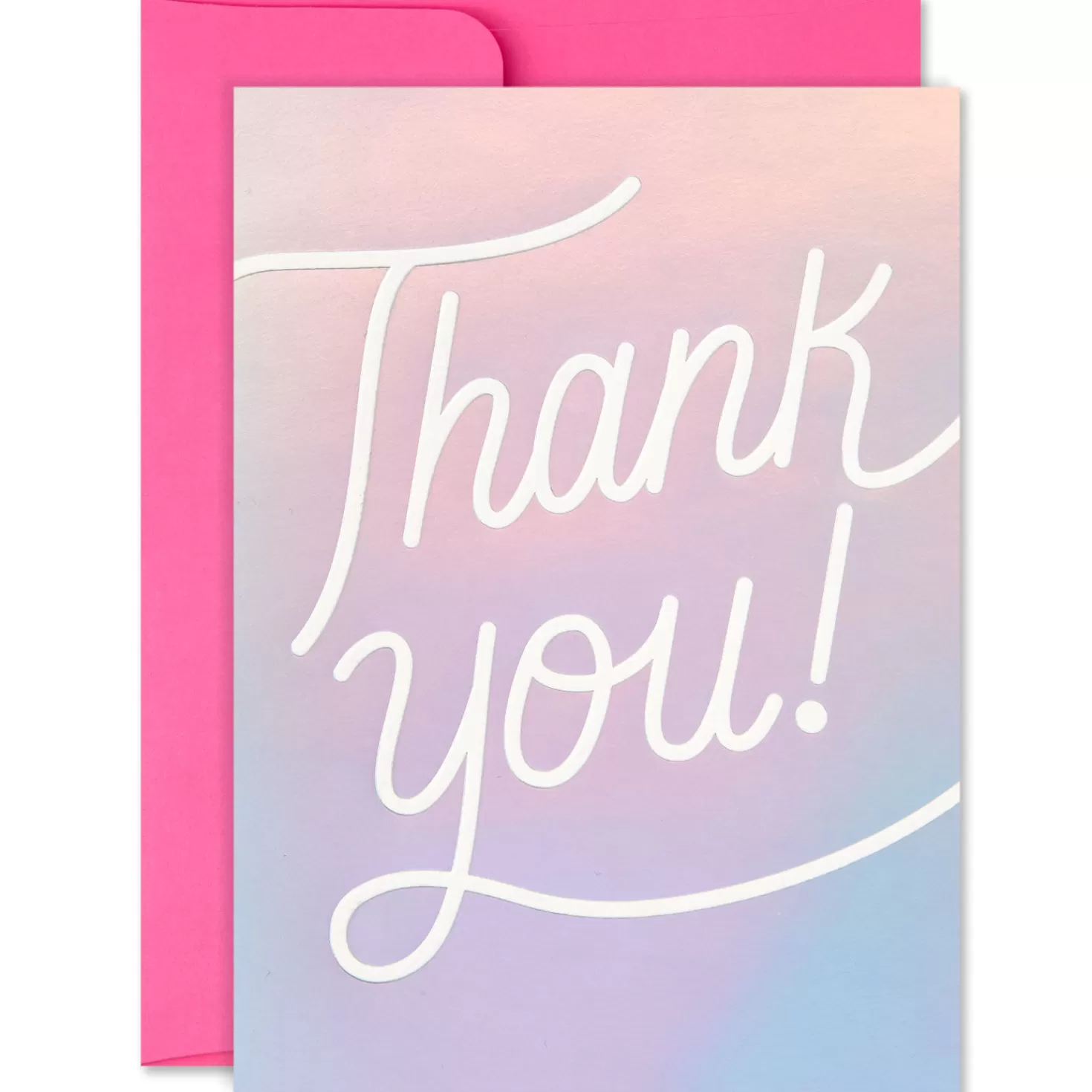 Outlet Laser-Foil Blank Thank-You Notes, Pack Of 10 Thank You