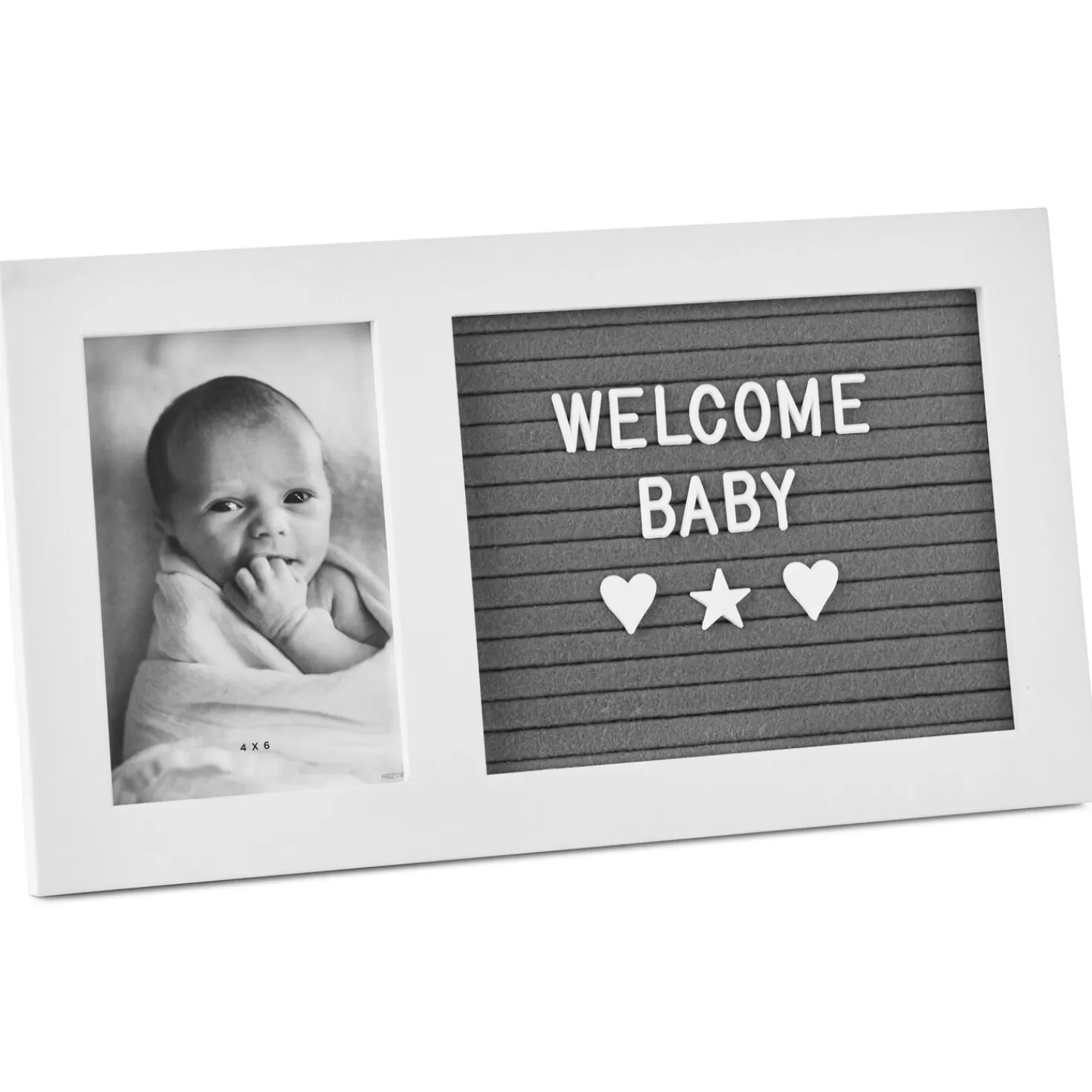 Baby>Hallmark Letter Board Announcement Picture Frame, 4X6