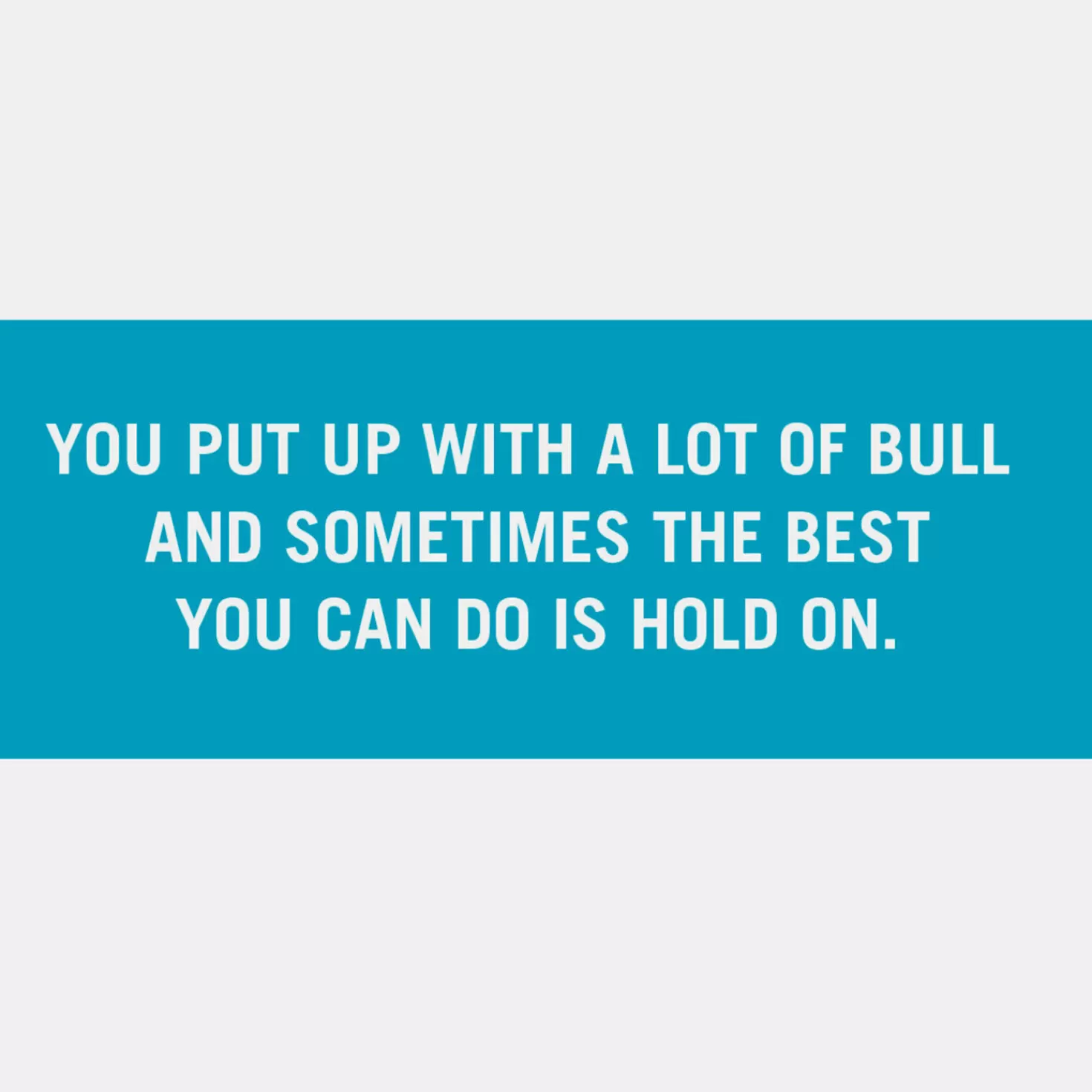 Clearance Life Is Like A Rodeo Funny Encouragement Card Encouragement