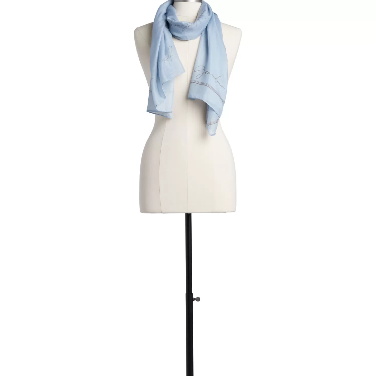 Clearance Light Blue Dear You Grandma Women's Scarf Thank You