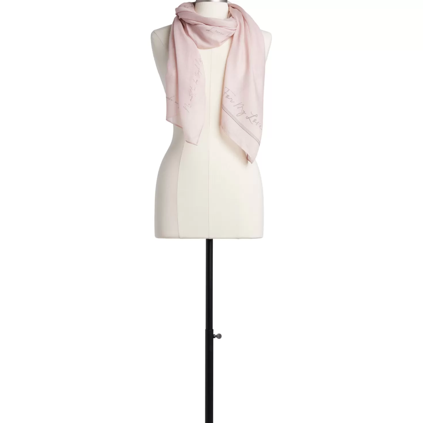 New Light Pink Dear You My Love Women's Scarf Thank You