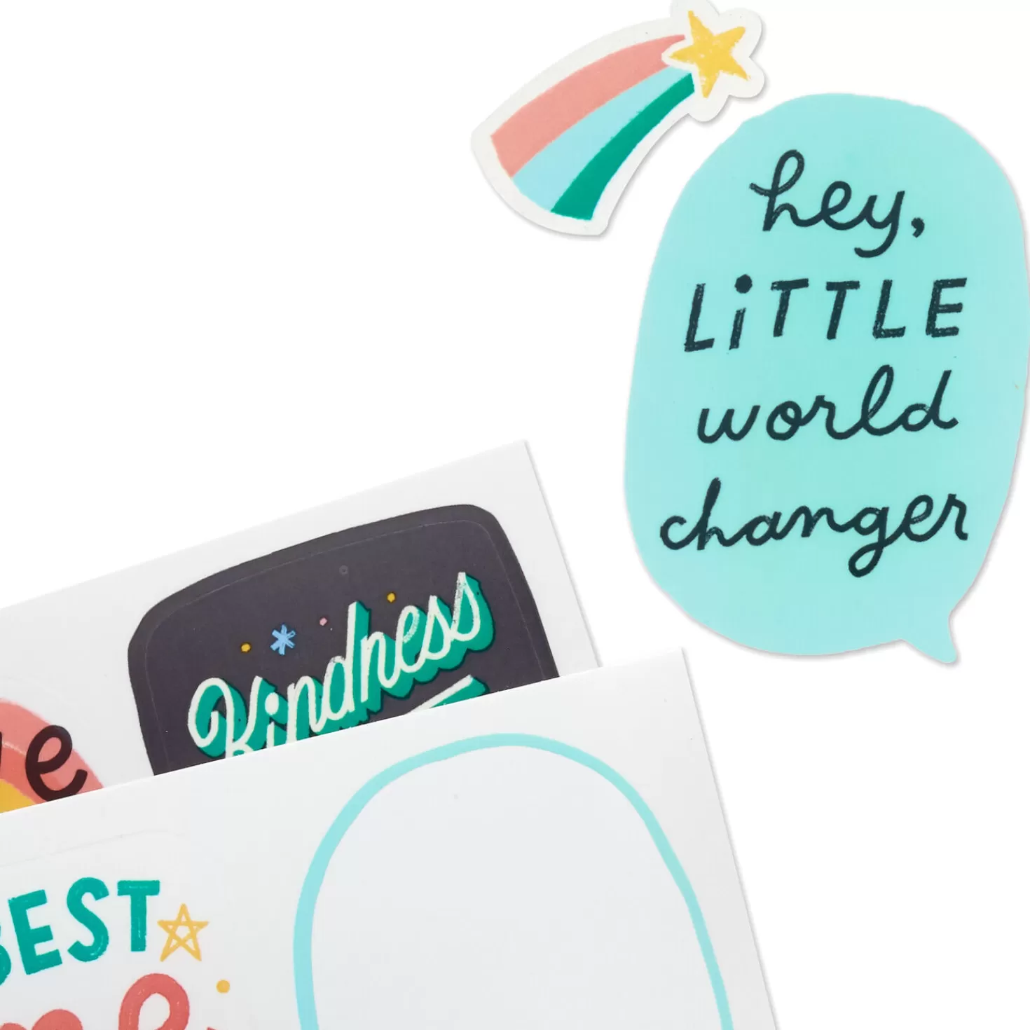 Best Little World Changers™ Kindness Repositionable Stickers, Pack Of 12 Encouragement