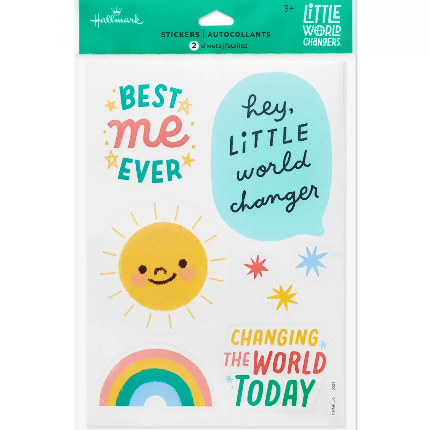 Best Little World Changers™ Kindness Repositionable Stickers, Pack Of 12 Encouragement