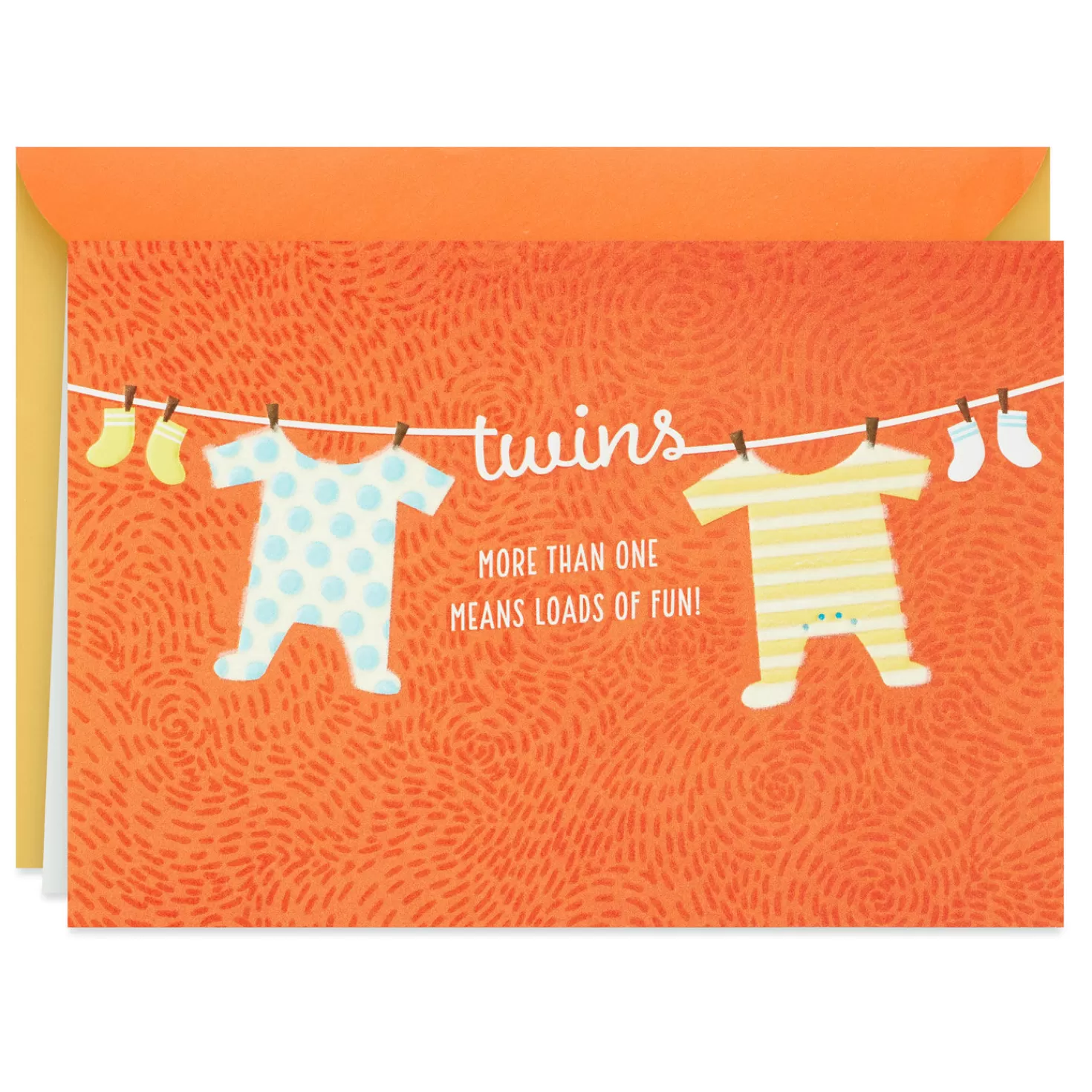 Baby>Hallmark Loads Of Fun New Baby Twins Card