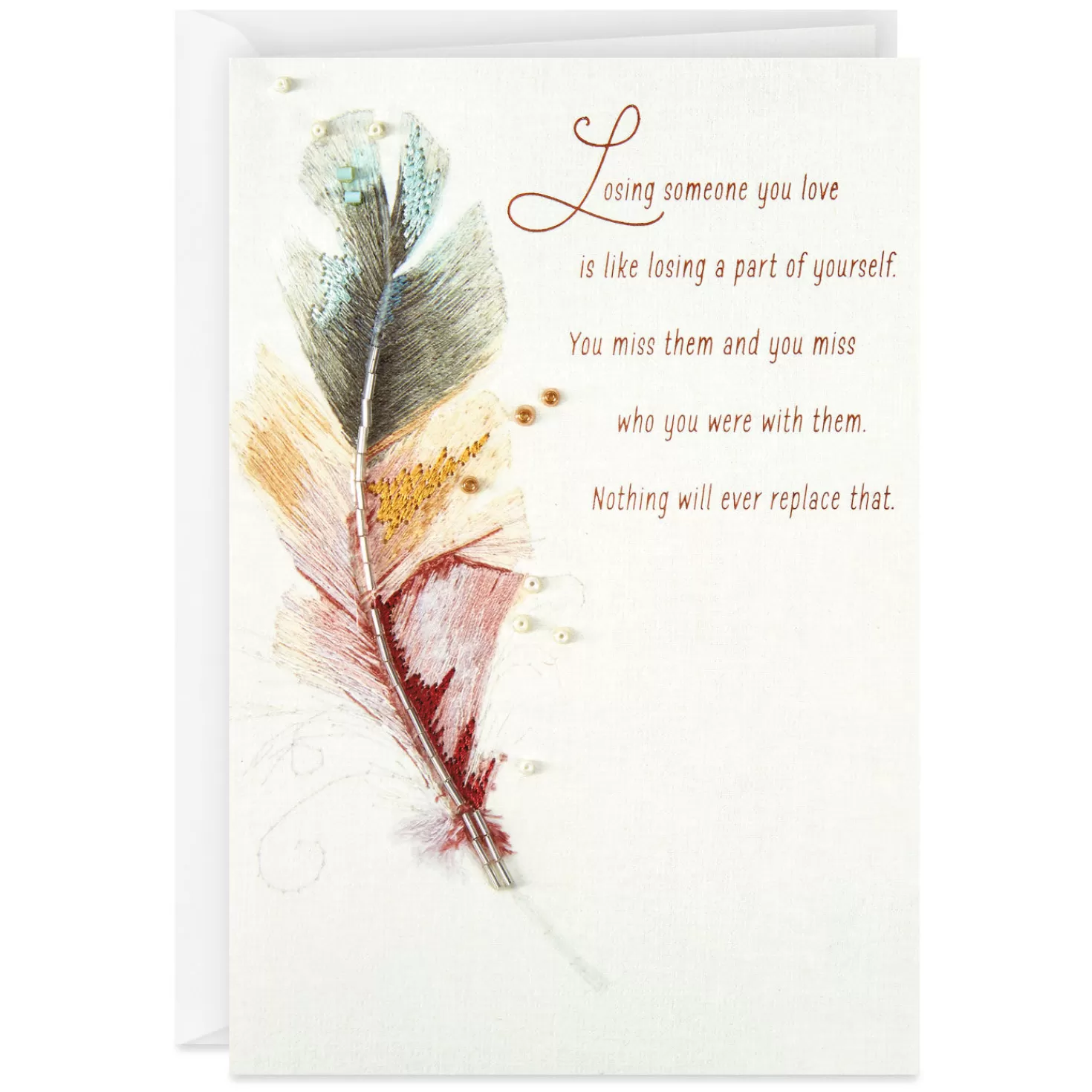 Online Losing Someone You Love Sympathy Card Sympathy