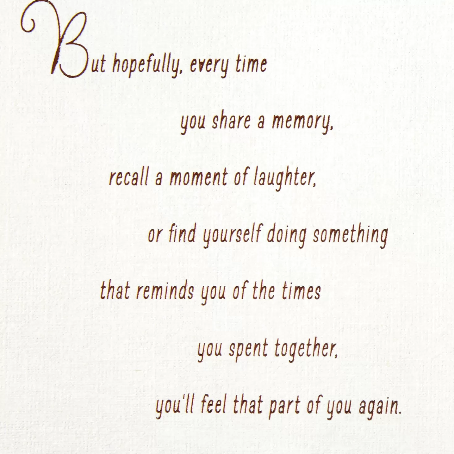 Online Losing Someone You Love Sympathy Card Sympathy