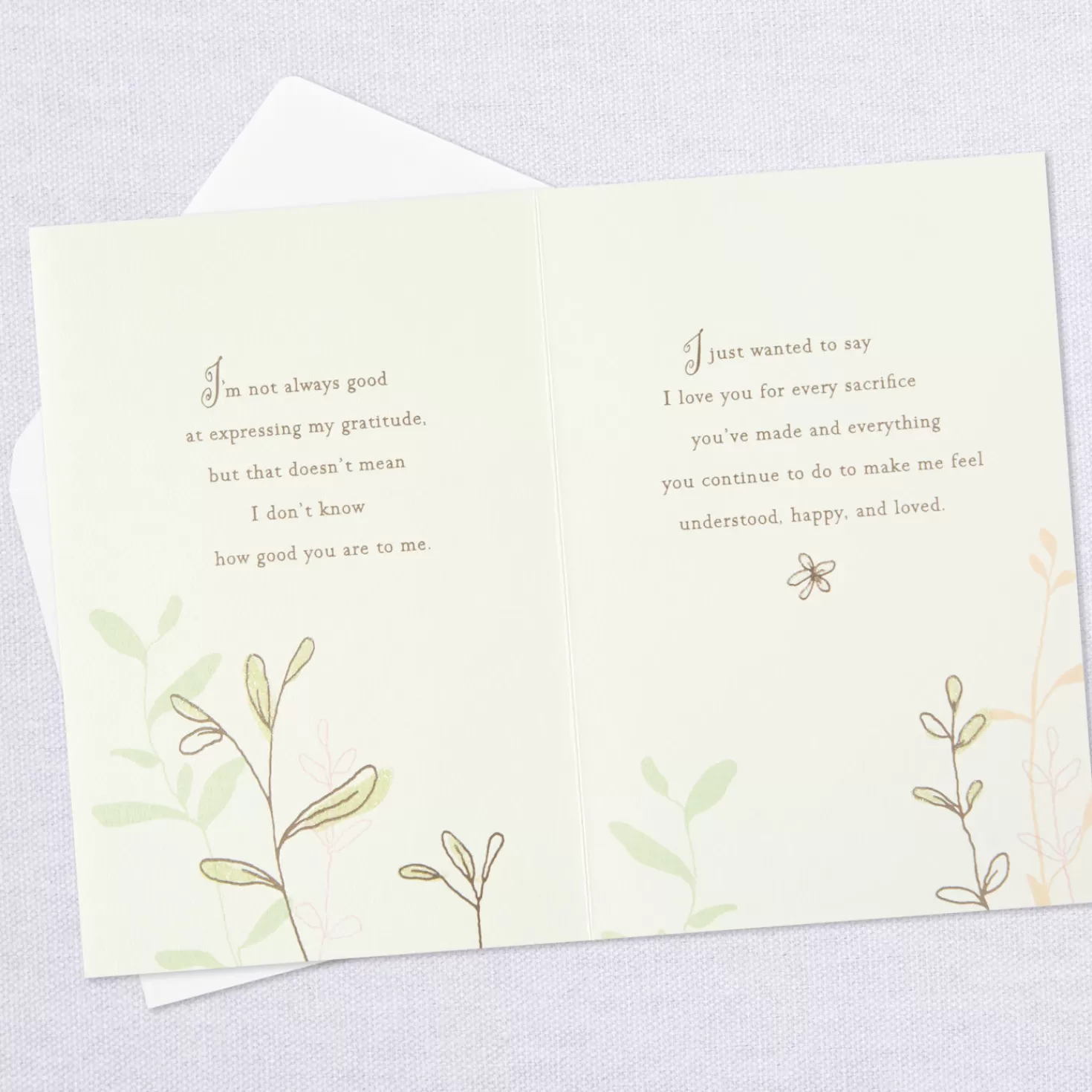 Birthday>Hallmark Love And Gratitude Birthday Card For Mom From Son