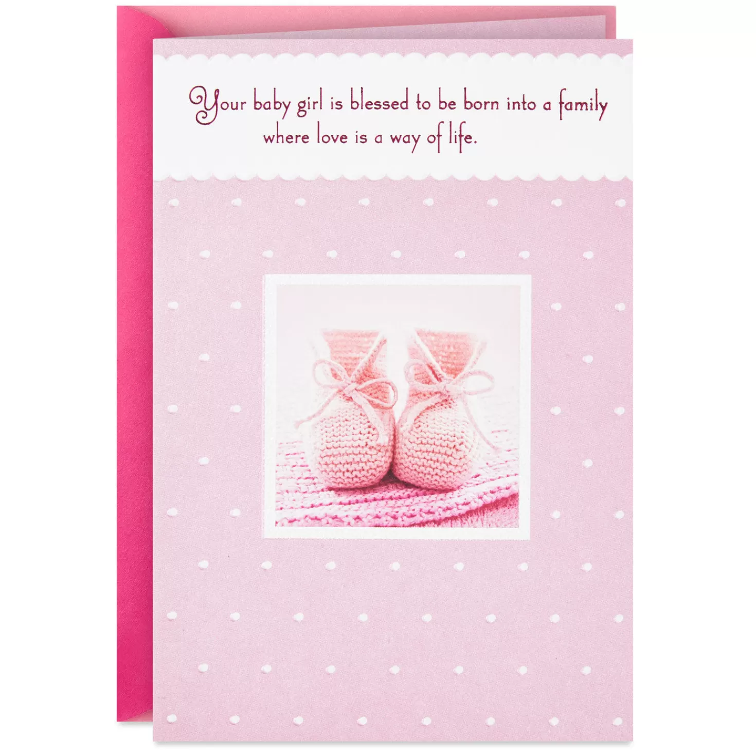 Baby>Hallmark Love Is A Way Of Life New Baby Girl Card