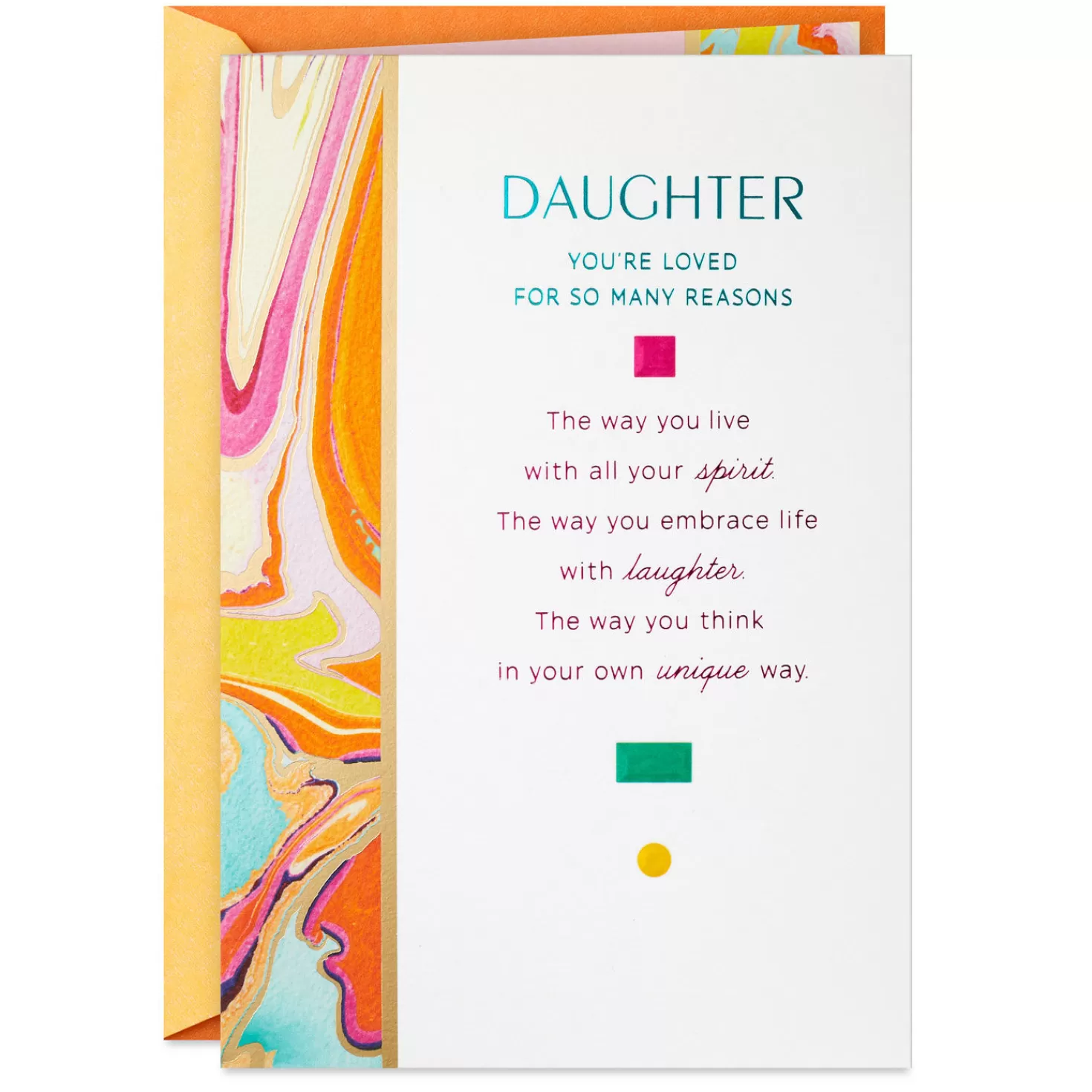 Birthday>Hallmark Loved For So Many Reasons Birthday Card For Daughter