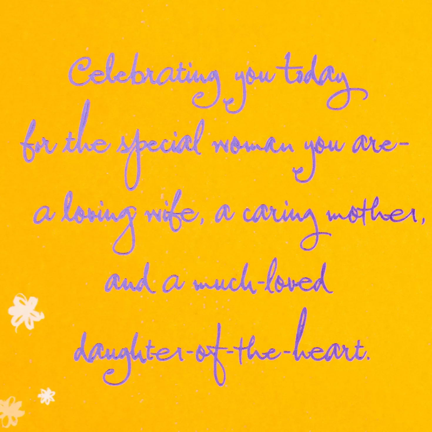 Birthday>Hallmark Loving Wife, Caring Mother Birthday Card For Daughter-In-Law