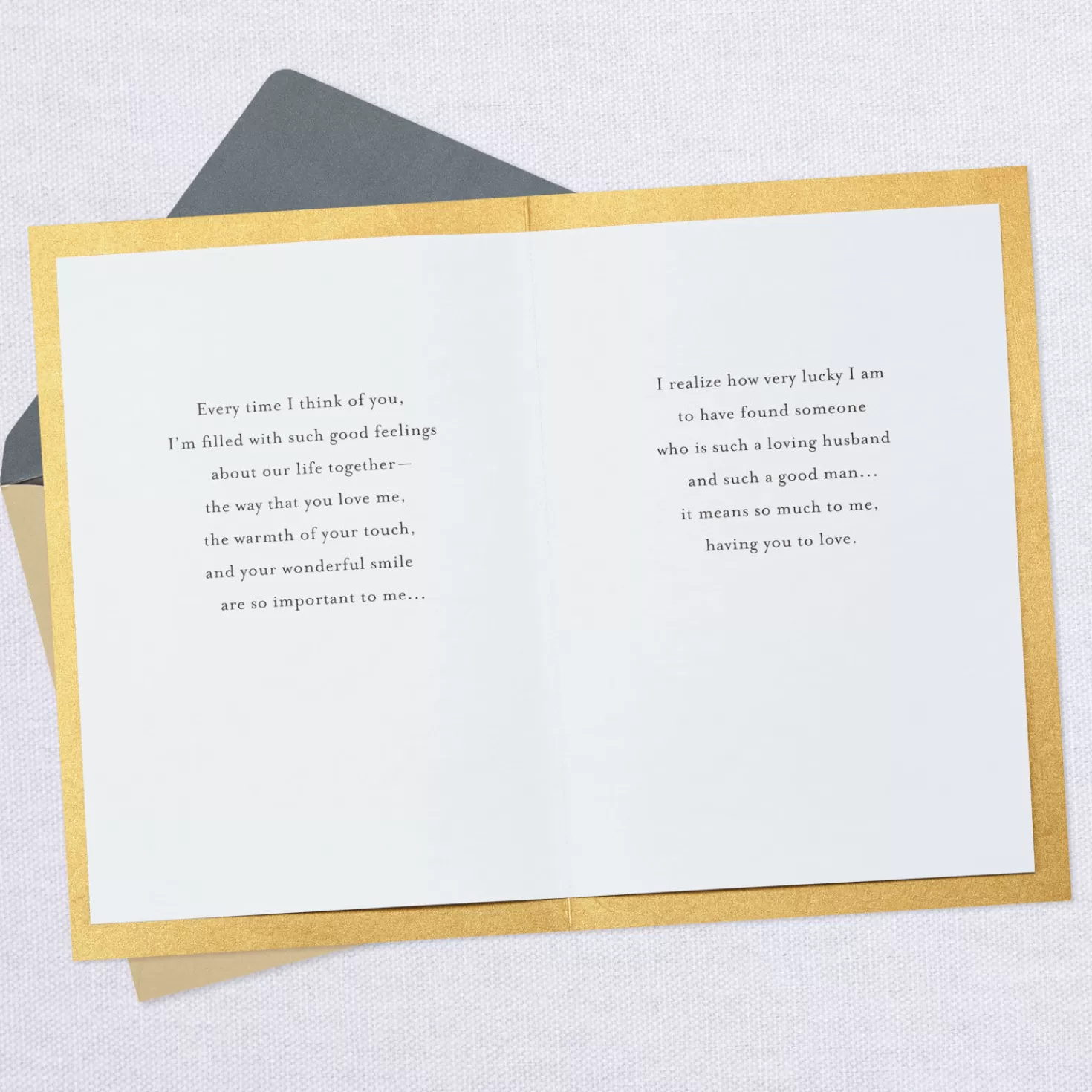 Anniversary>Hallmark Lucky Having You To Love Anniversary Card For Husband