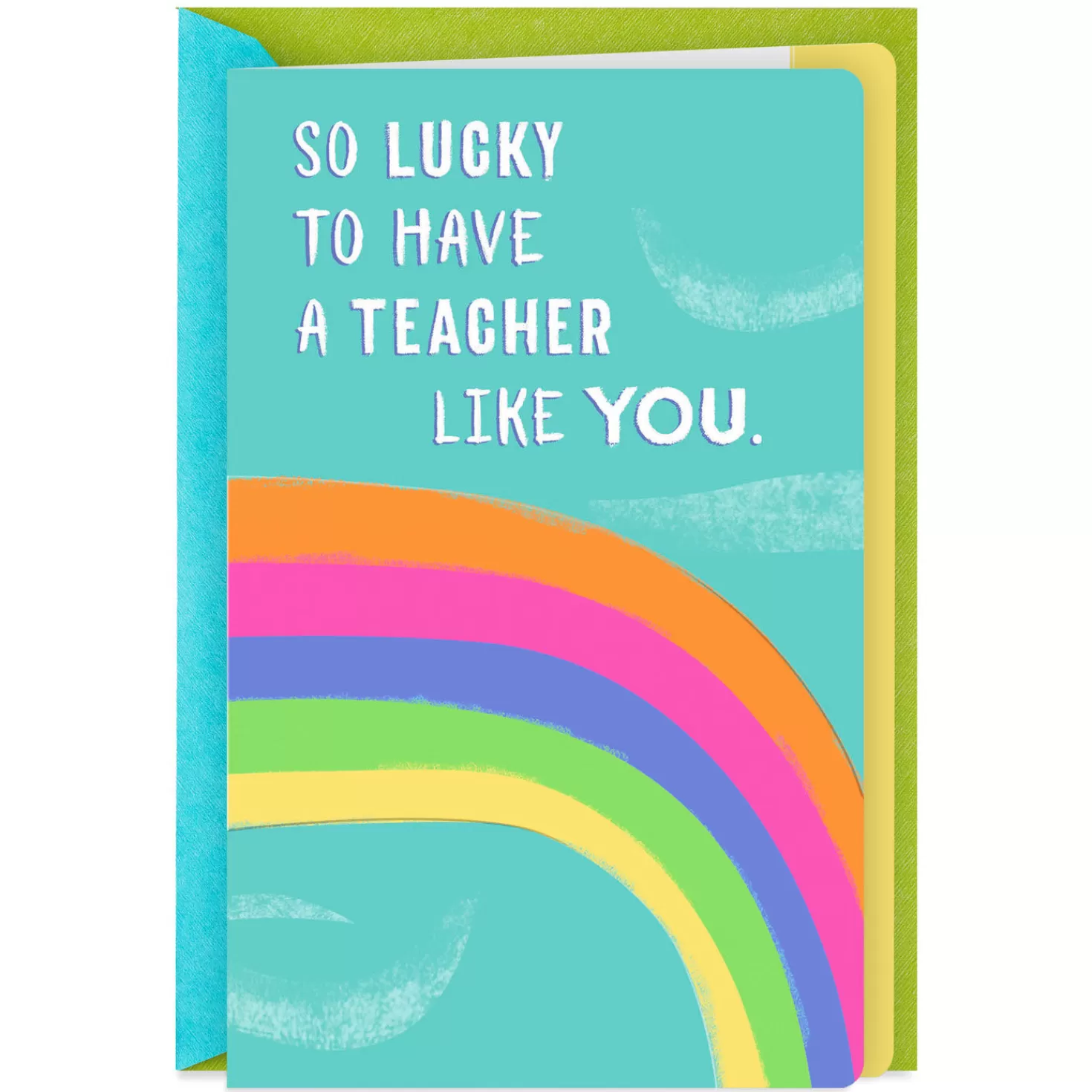 Sale Lucky To Have A Teacher Like You Thank-You Card Thank You