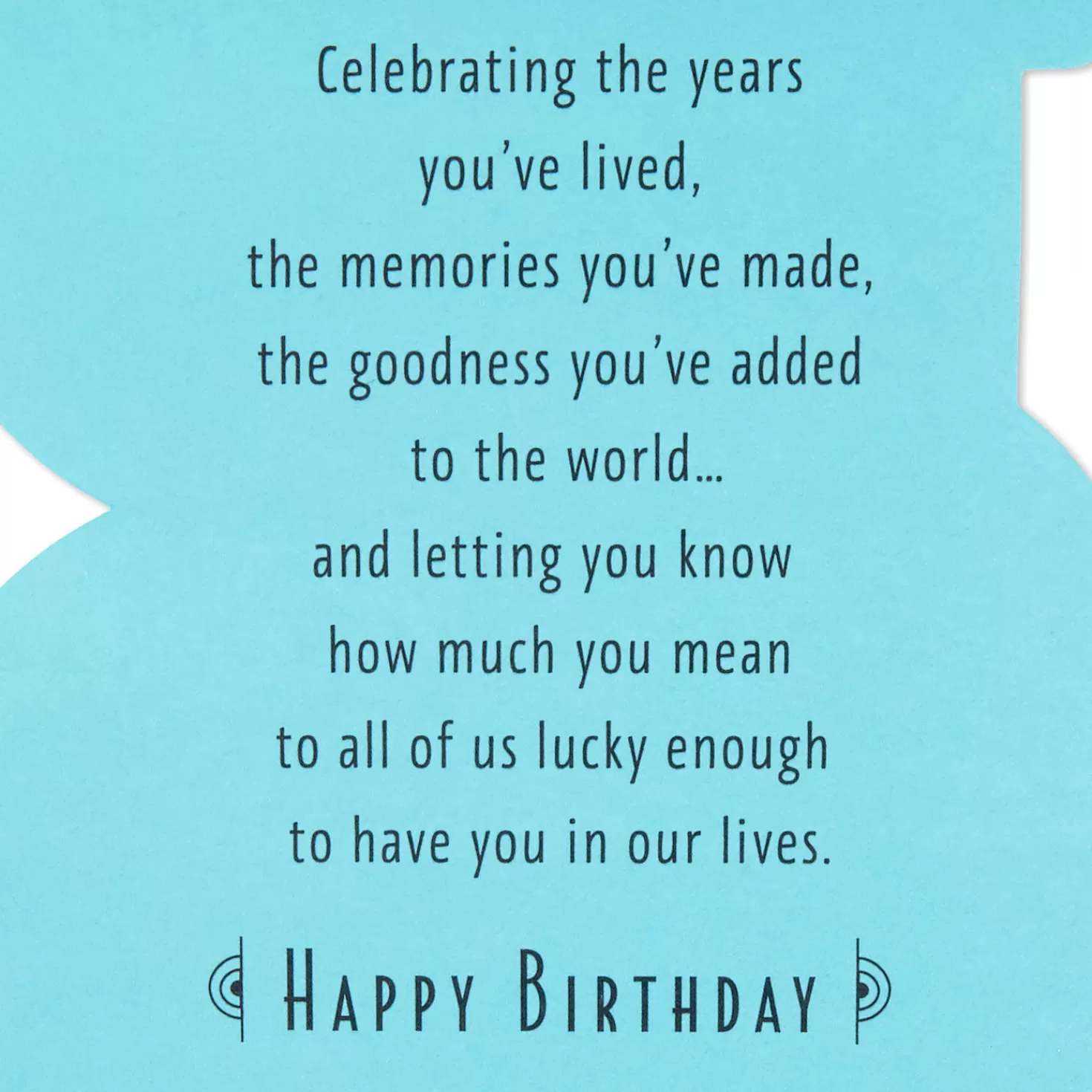 Birthday>Hallmark Lucky To Have You In Our Lives 85Th Birthday Card