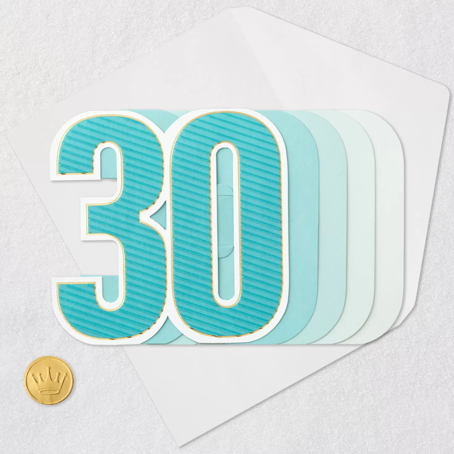 Birthday>Hallmark Many More Good Years Ahead 3D Pop-Up 30Th Birthday Card