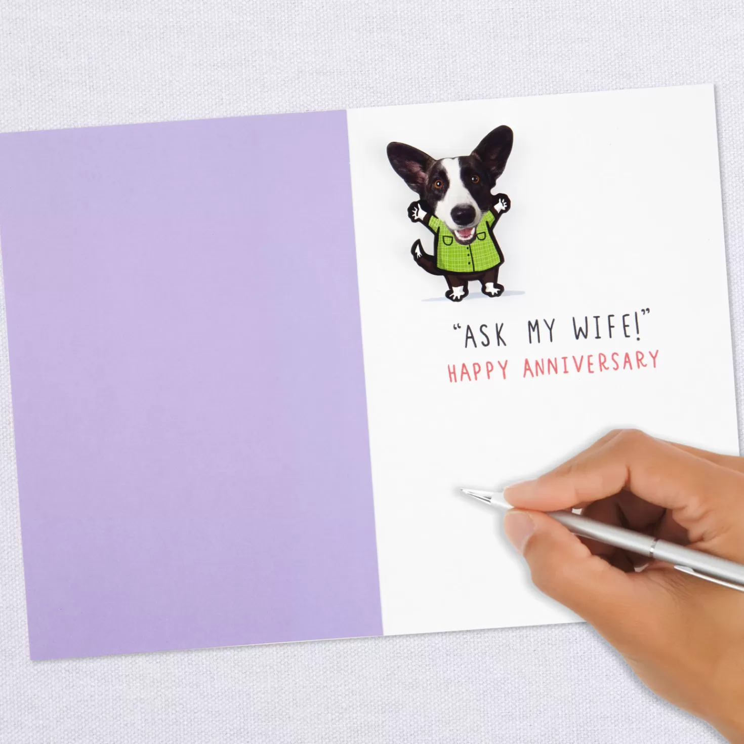 Anniversary>Hallmark Married To A Wonderful Person Funny Anniversary Card For Wife