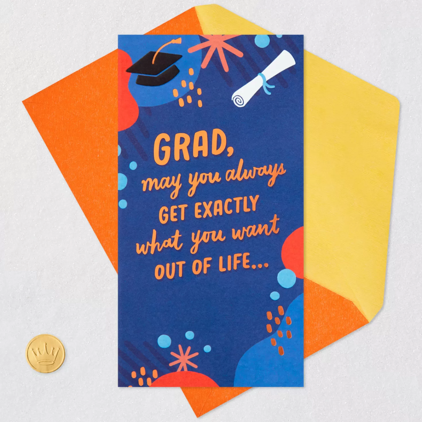 Flash Sale May You Get What You Want Money Holder Graduation Card Graduation