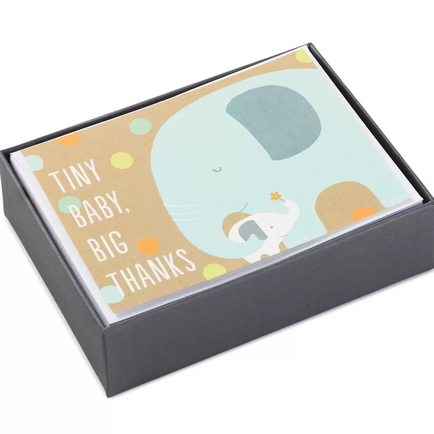 Discount Mom And Baby Elephant Blank Thank-You Notes, Box Of 20 Thank You