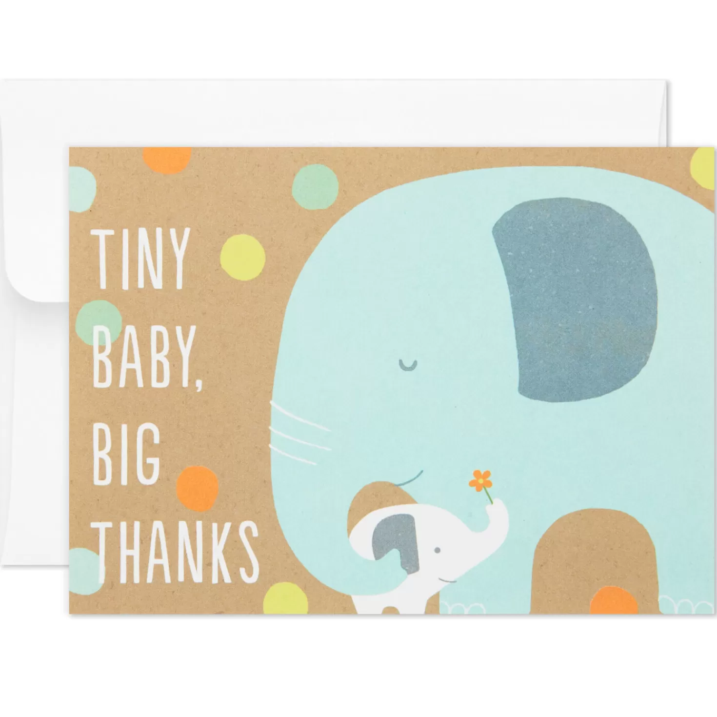 Discount Mom And Baby Elephant Blank Thank-You Notes, Box Of 20 Thank You