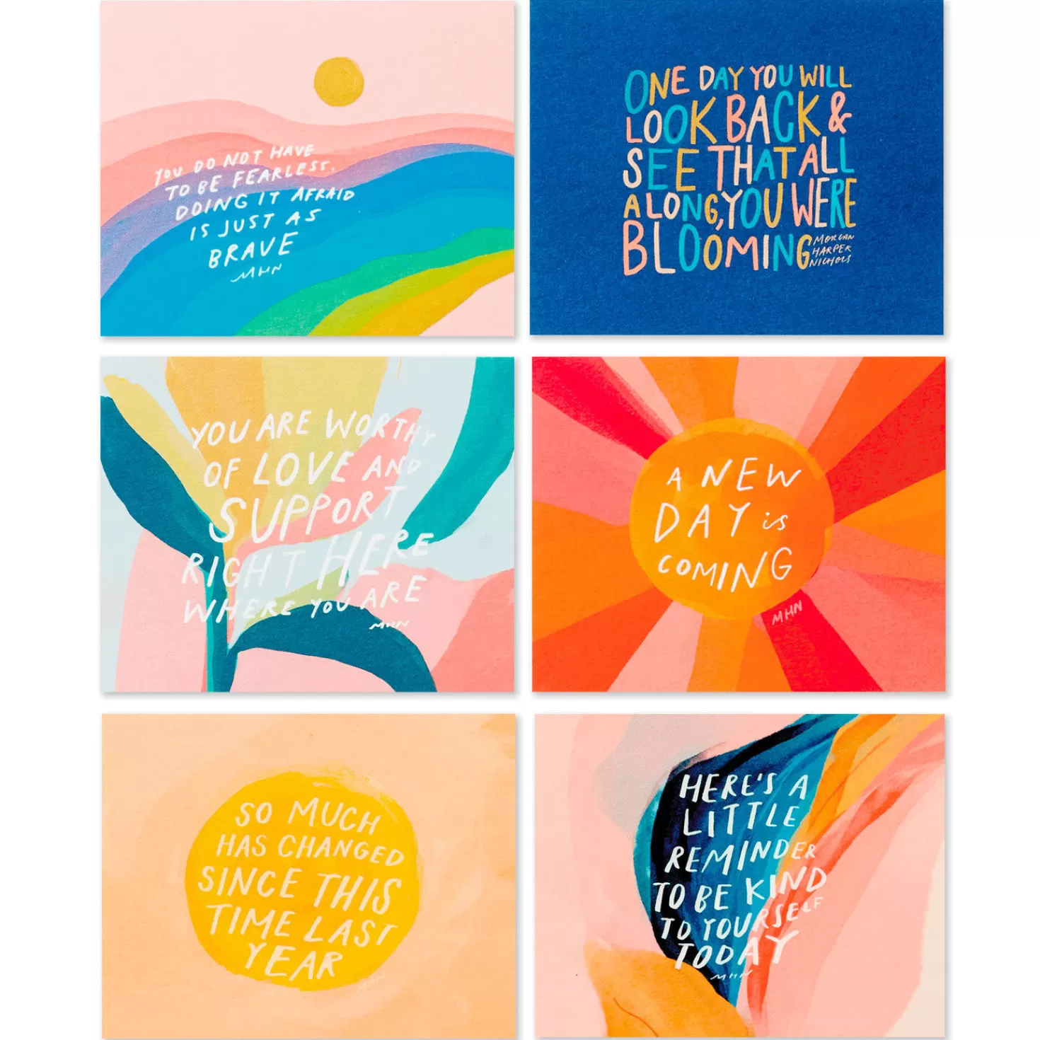 Clearance Morgan Harper Nichols Art Prints, Notes And Memo Pad Set Encouragement