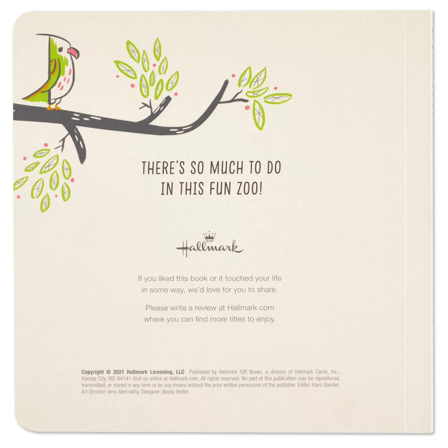 Baby>Hallmark My Zoo Board Book