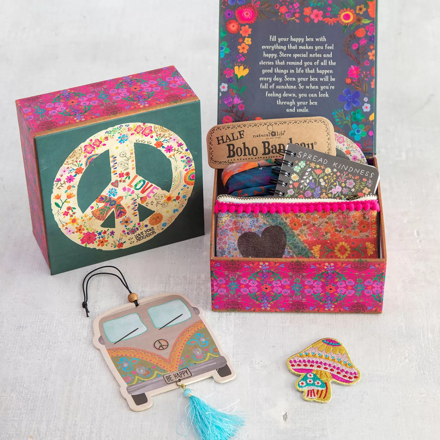 Clearance Natural Life Peace Happy Box Gift Set, 6 Pieces Encouragement