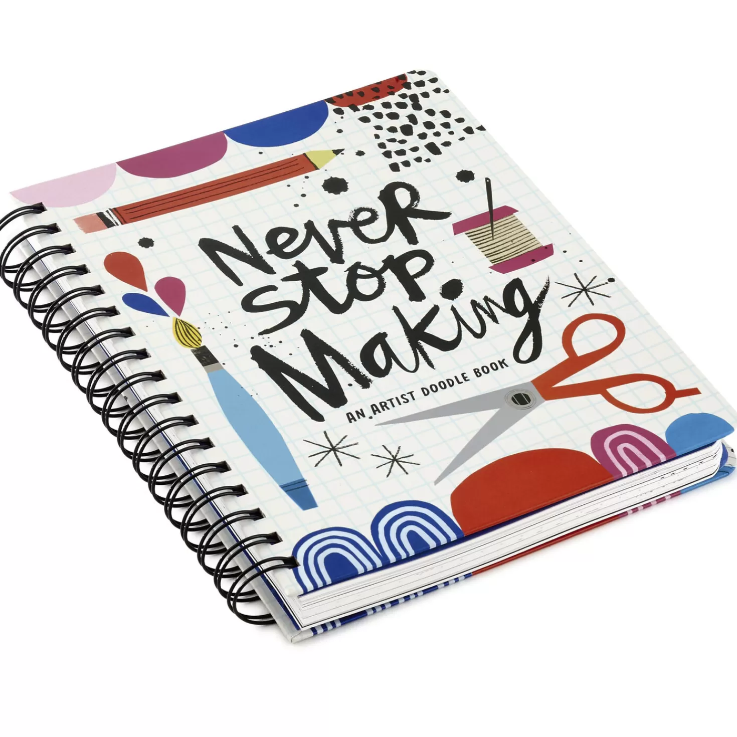 Clearance Never Stop Making Artist Doodle Book Encouragement