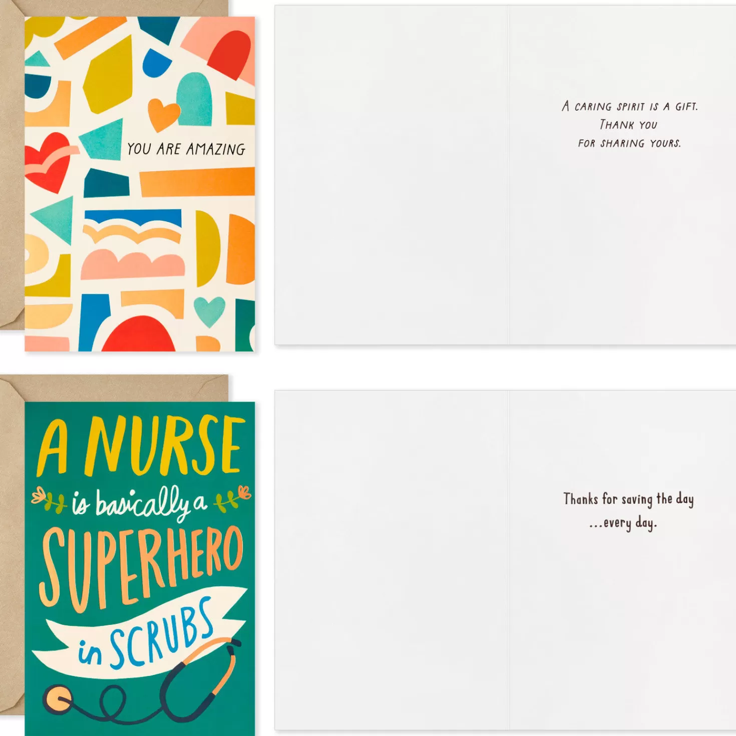 Outlet Nurse Appreciation Boxed Thank-You Cards Assortment, Pack Of 16 Thank You