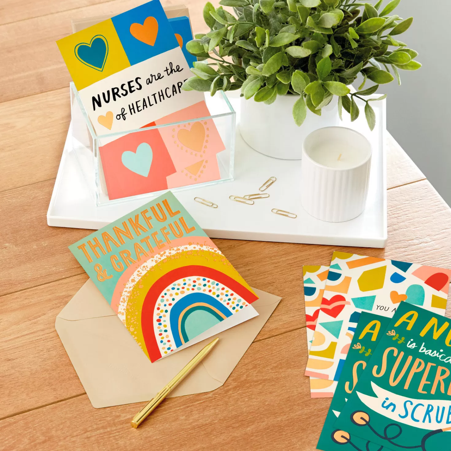 Outlet Nurse Appreciation Boxed Thank-You Cards Assortment, Pack Of 16 Thank You