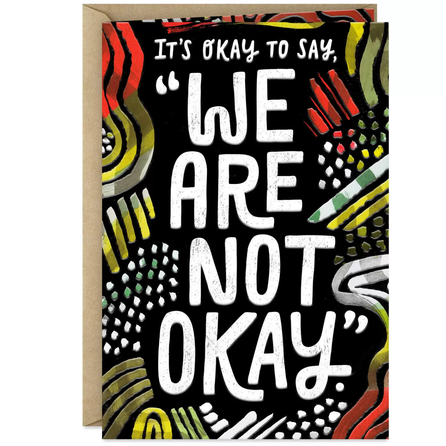 Sale Okay To Not Be Okay Encouragement Card Encouragement