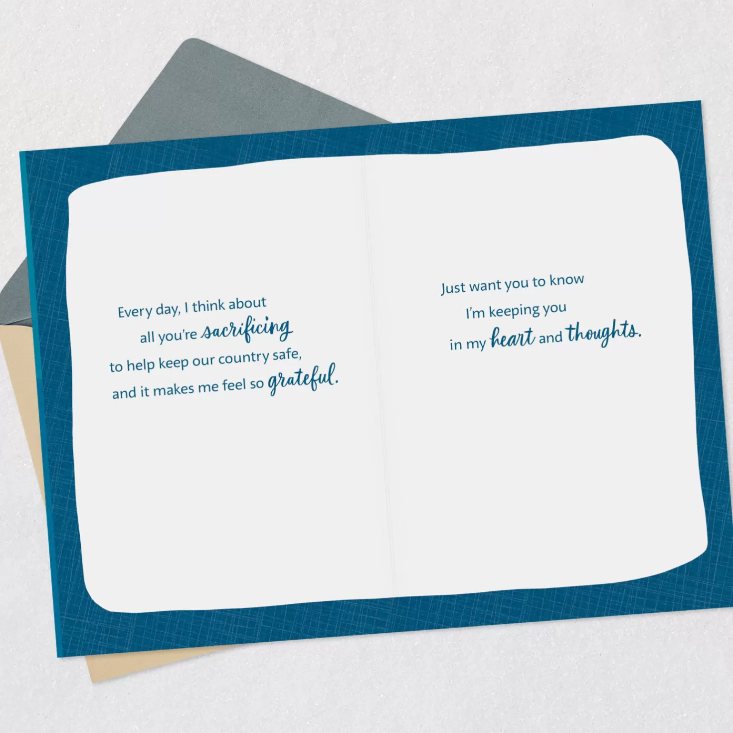 Discount On My Mind And In My Heart Military Miss You Card Military Appreciation