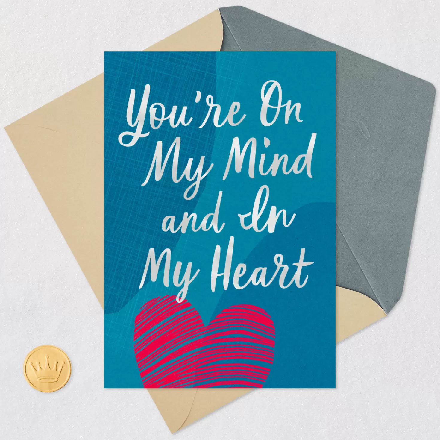 Discount On My Mind And In My Heart Military Miss You Card Military Appreciation