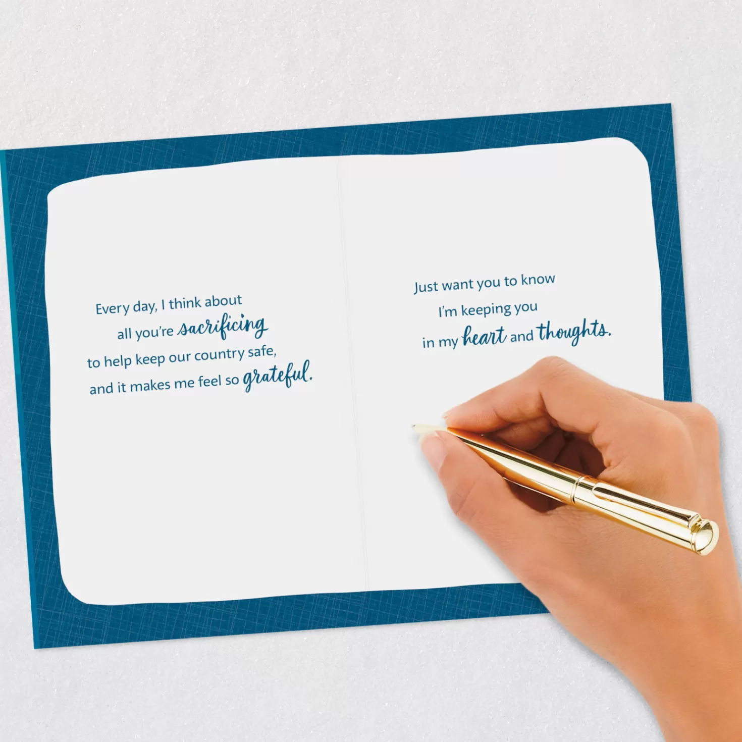 Discount On My Mind And In My Heart Military Miss You Card Military Appreciation