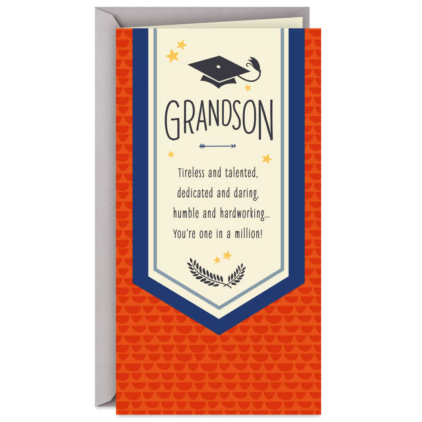 Best One In A Million Money Holder Graduation Card For Grandson Graduation