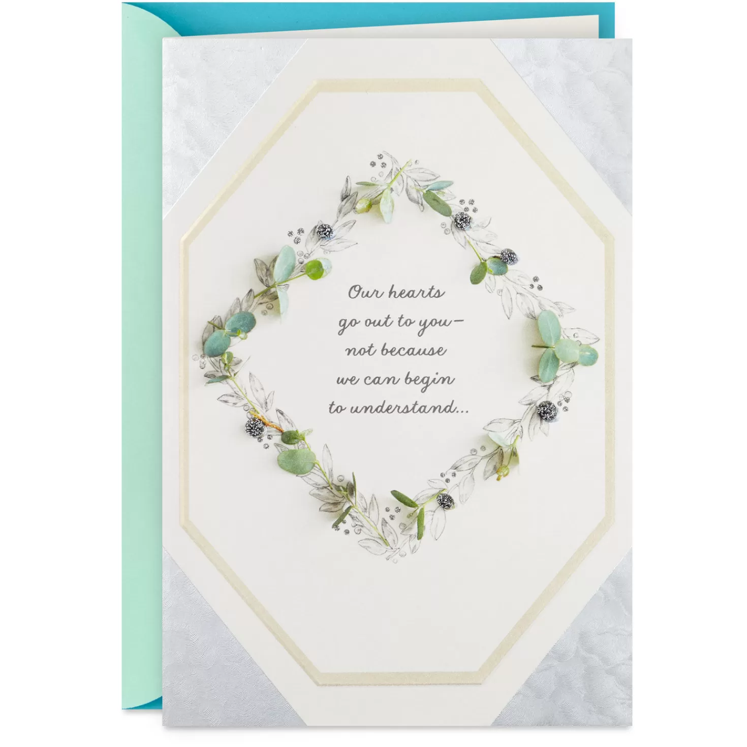 Online Our Hearts Go Out To You Religious Sympathy Card Sympathy