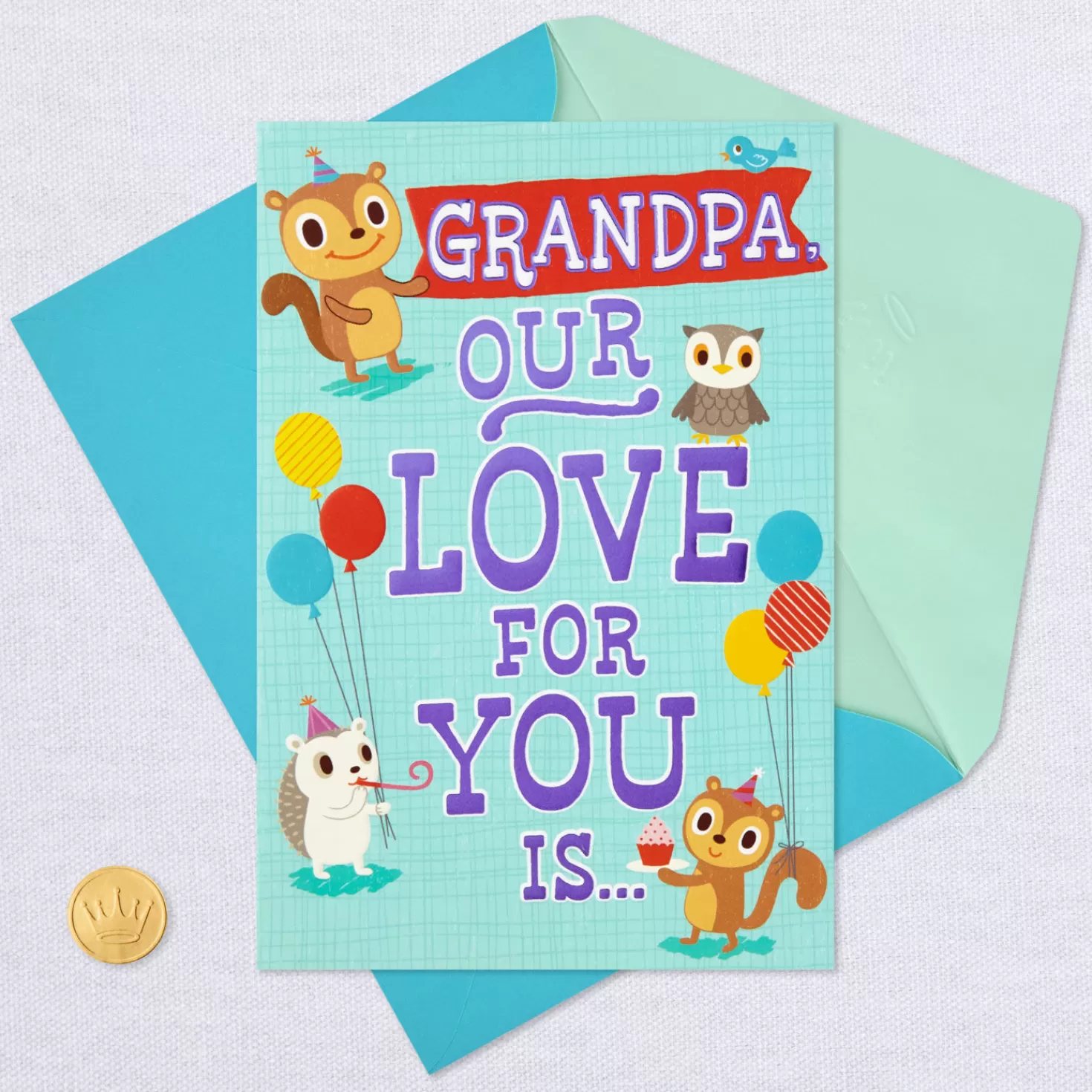Birthday>Hallmark Our Love Is Ginormous Birthday Card For Grandpa