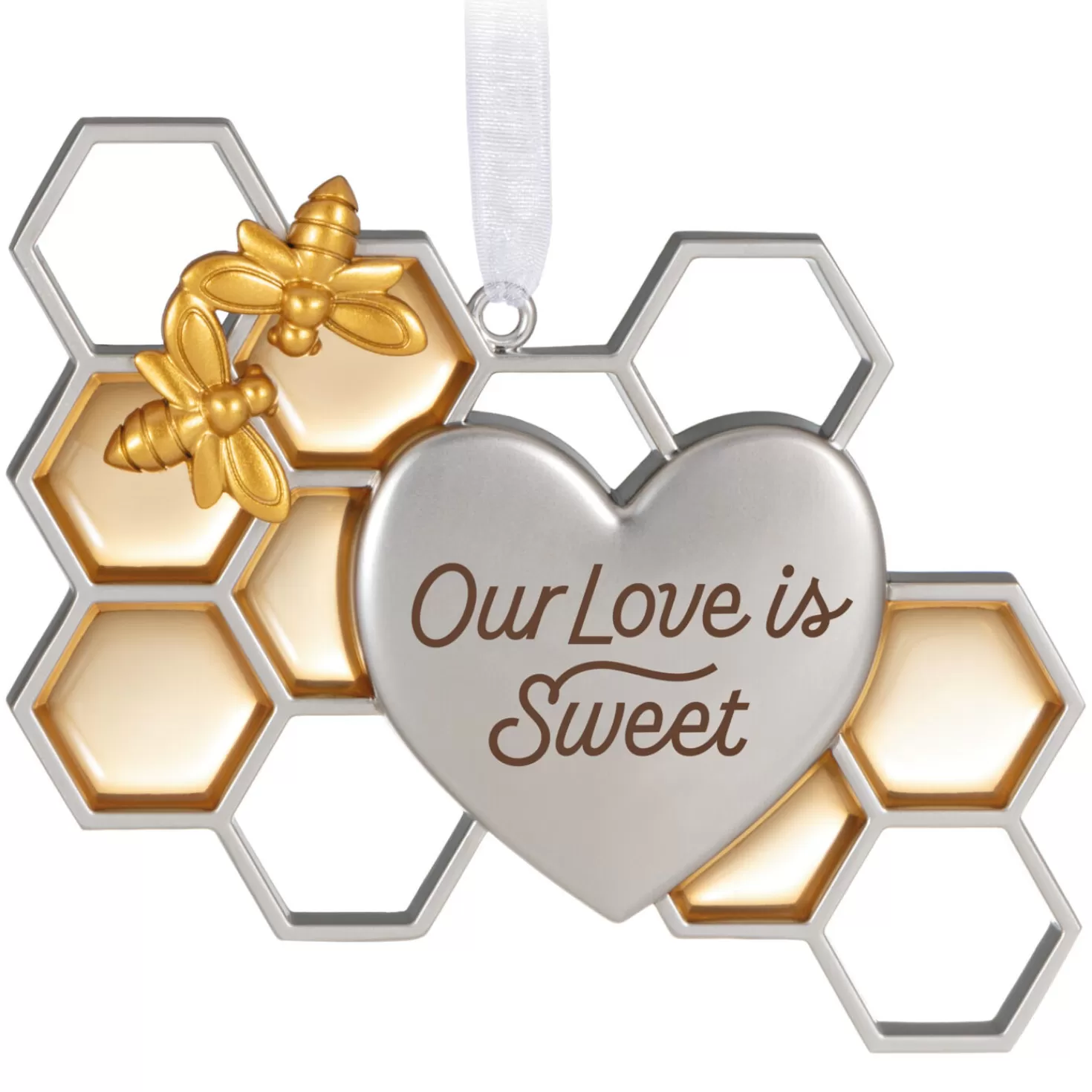 Outlet Our Love Is Sweet Metal Ornament Wedding