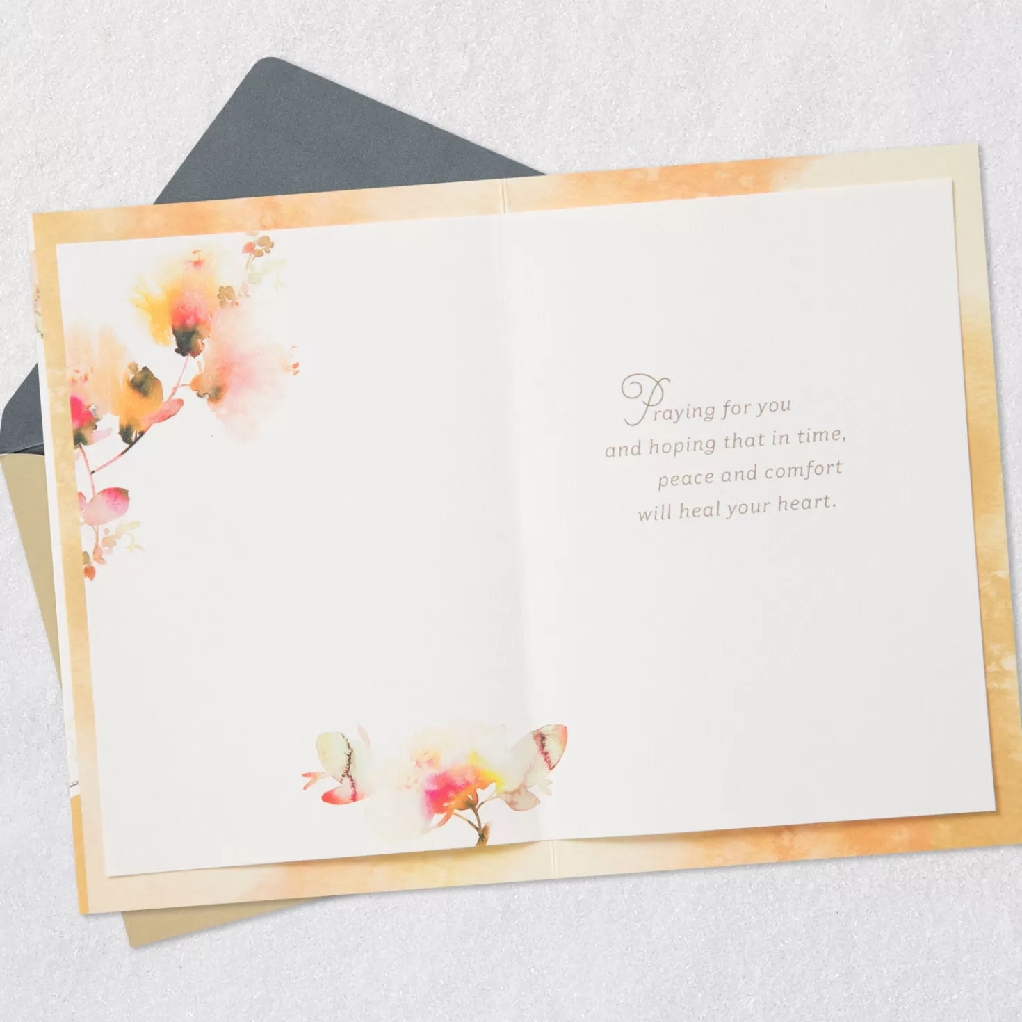 New Peace And Comfort To Heal Your Heart Sympathy Card Sympathy