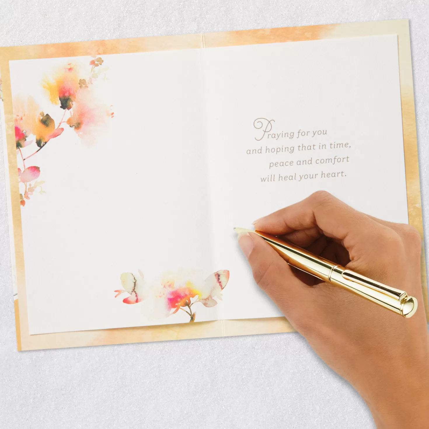 New Peace And Comfort To Heal Your Heart Sympathy Card Sympathy