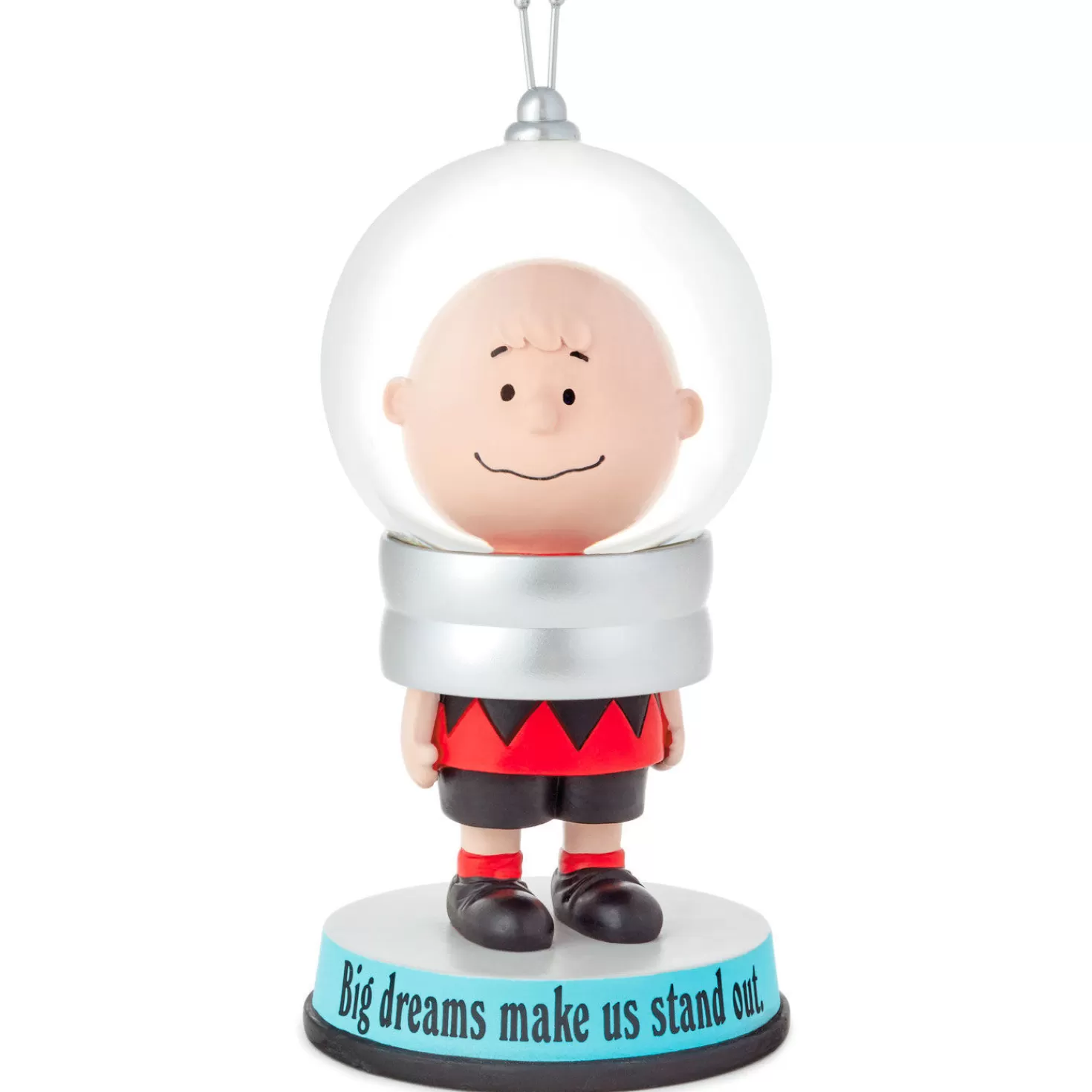 Shop Peanuts® Charlie Brown Big Dreams Snow Globe Encouragement